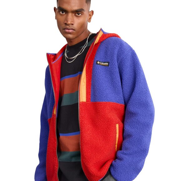 Columbia Backbowl II Remastered Full Zip Fleece Hoodie Jacket Men's Size M NWT - Picture 3 of 16